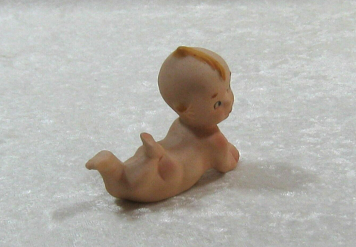 Vintage Bisque Kewpie Crawling and Side Glance Piano Baby - Picture 4 of 5
