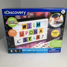 DIY Light Up Cinema Box, Customizable Backlit Message Board Discovery Kids 8 Up