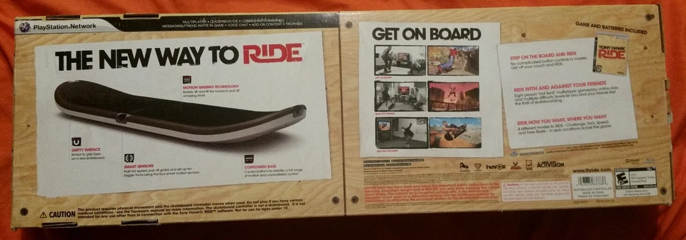 Playstation 3 Xbox 360 Tony Hawk Ride Game and Wireless Skateboard Controller - Image 2 of 3