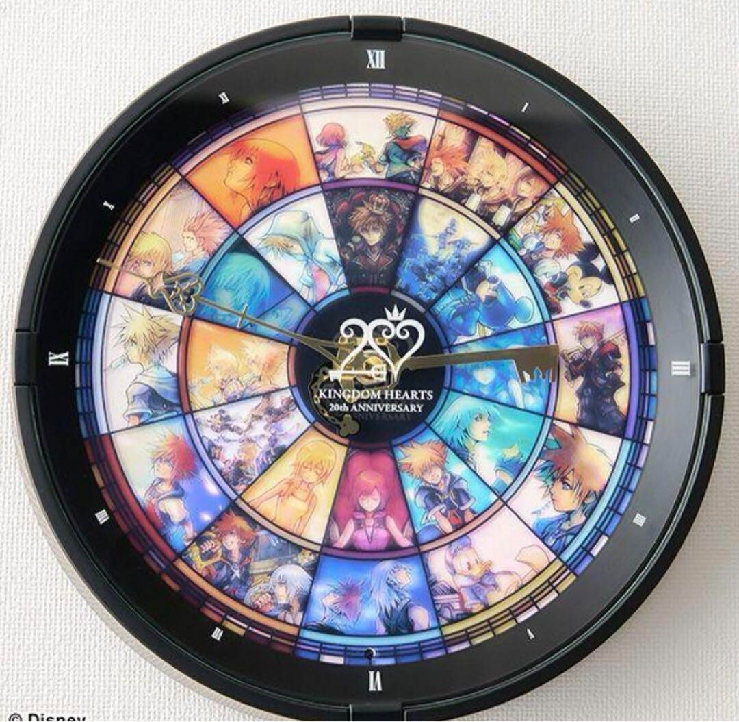 キングダムハーツ/ 20th Anniversary Melody Clock Kingdom Hearts 20th Anniversary Melody Clock Limited New | eBay