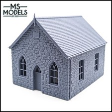 Small Stone Chapel Church Welsh  N/TT/OO/O TT120 Gauge scale Model Railway
