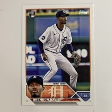 2023 Topps Series 2 Brendon Davis Baseball Card #494 Rookie Detroit Tigers