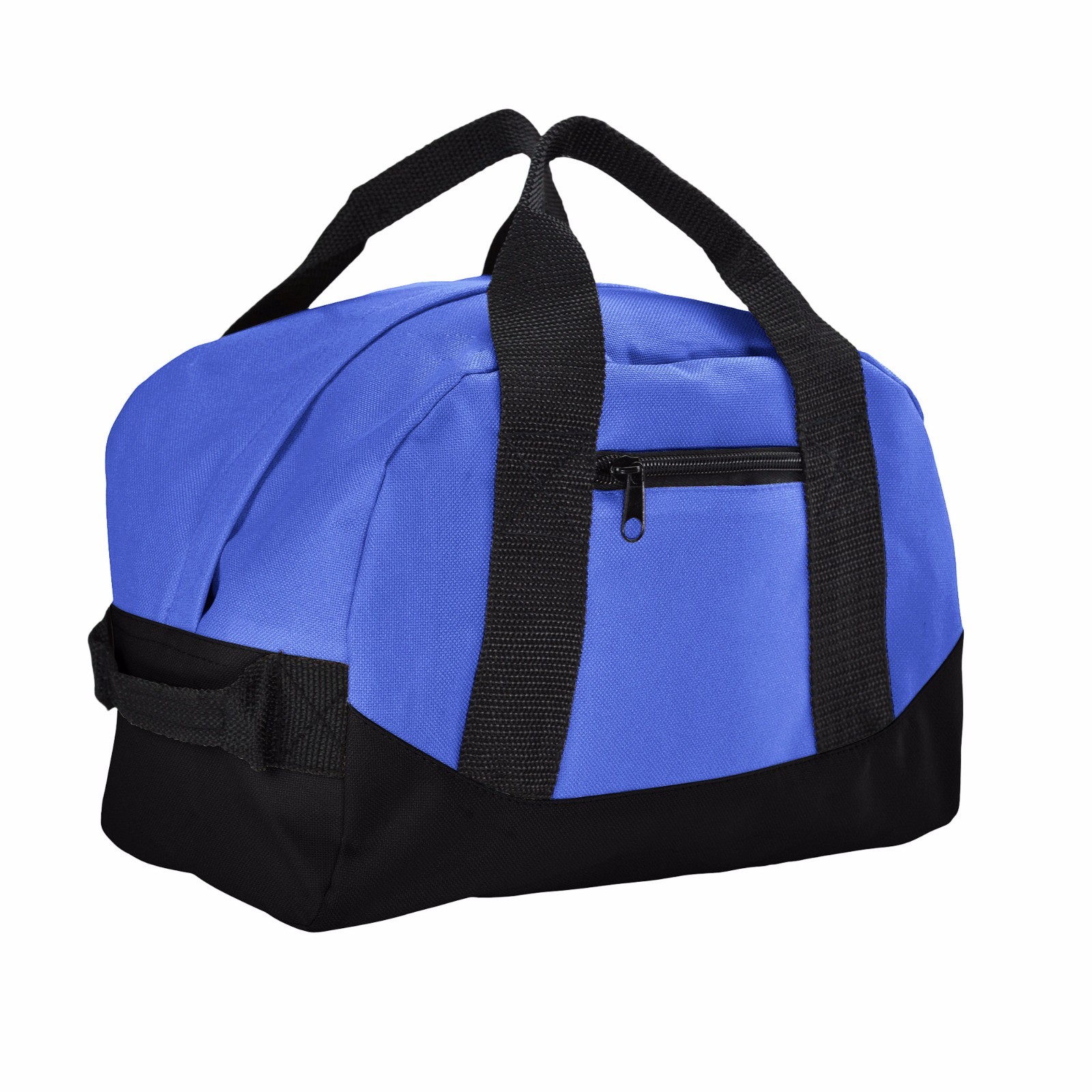 DALIX 12" Small Duffle Bag Gym Mini Travel Overnight Bag Bla
