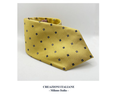 SEVEN FOLD Handmade Silk Tie Made in Italy
