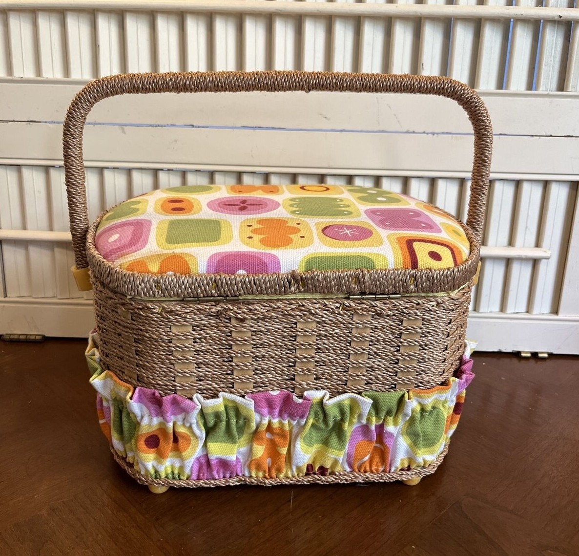 Vintage Sewing Basket eBay