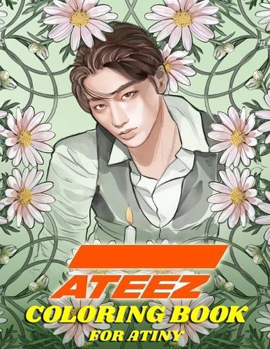 Thumbnail - Kpop Ftw Ateez Coloring Book For Atiny (taschenbuch) (us Import)