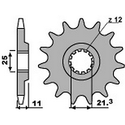18905 - Sprocket 520 PBR Compatible with HUSQVARNA TC 570 (H600AA) 570 2001-2002 - Picture 1 of 1