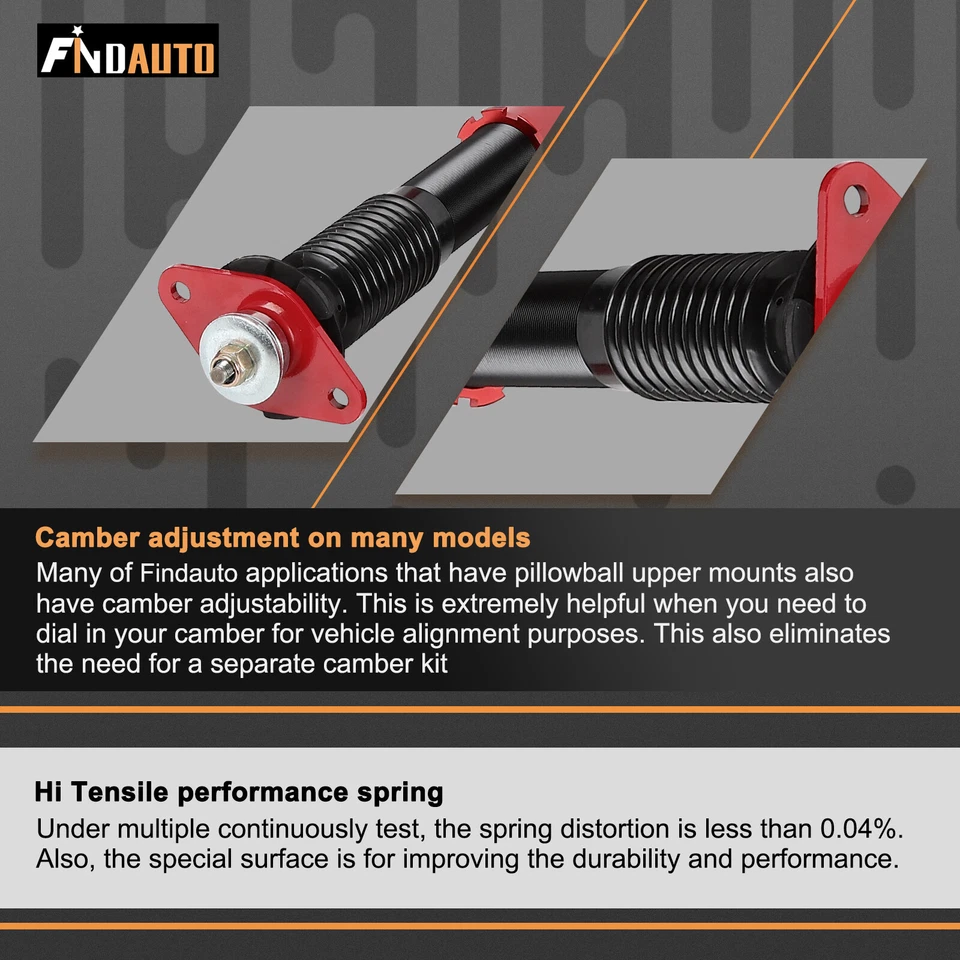 Suspension lowering Kit Coilovers Shocks For 2011-2022 Dodge Challenger Charger - Image 4 of 4