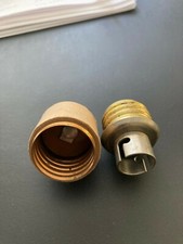 Marine boat socket adapter with bayonet base
