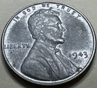 1943 Steel Lincoln Wheat Cent Penny 871X