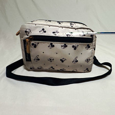 Petunia Pickle Bottom Disney Baby Mickey Mouse Small Crossbody Zip White/Black