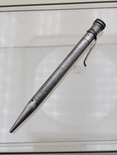 Ancien Porte Mine Crayon En Argent 