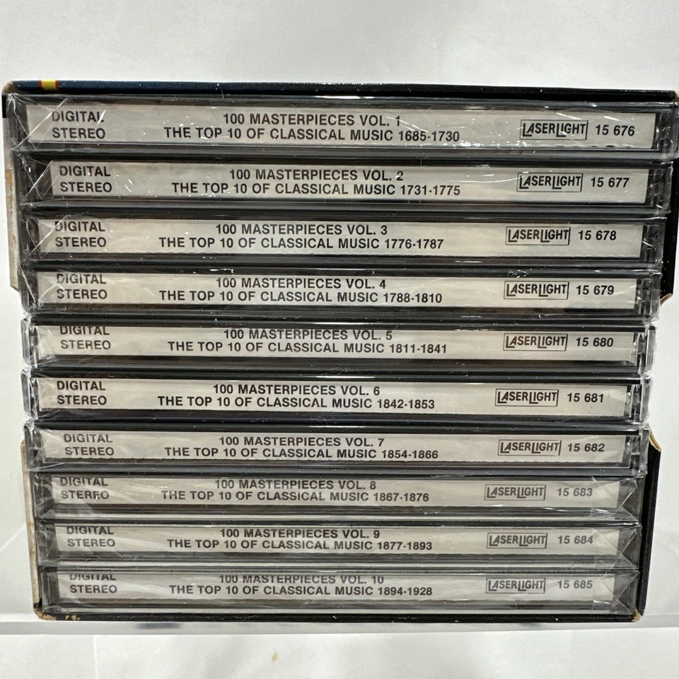 The Top 100 Masterpieces of Classical Music (CDs 10 Discs) 1685-1928 - CD’s NEW - Image 2 of 4