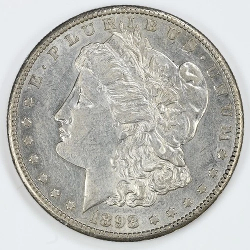 1898-S Morgan Silver Dollar XF/AU details $1