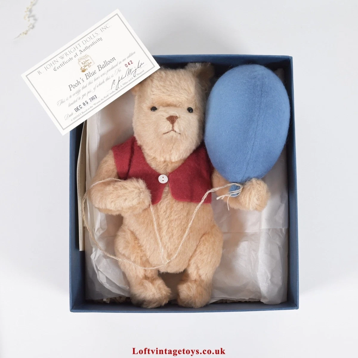 R John Wright Indiana Winnie the Pooh Teddy Bears for sale | eBay