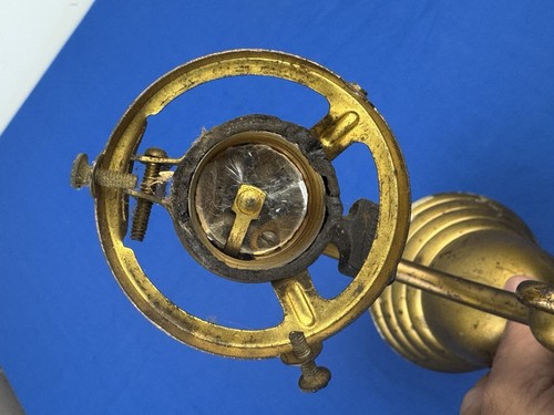 C1905 2-Arm Brass Light Fixture & 2 Early EDISON PATENTED Sockets, Bryant Paddle - Picture 19 of 20