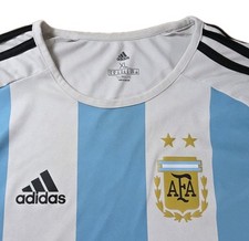 Argentina National Team Shirt Mens XL Soccer Adidas Climalite AFA FIFA Jersey