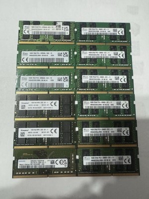 LOT OF 12 - MIXED BRAND 16GB DDR4 Laptop Memory RAM
