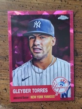 2022 Topps Chrome Platinum Anniversary Red Atomic Refractor /100 Gleyber Torres
