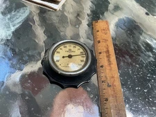 Tel-Tru Room Thermometer,1930-1940,3.25” across.Germanow-Simon,Rochester,NY,work