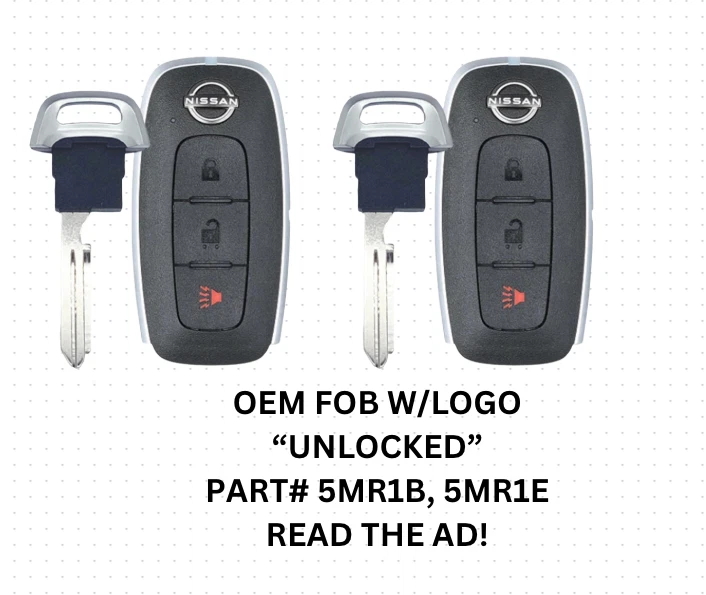 OEM PAIR 2023-2024 NISSAN KICKS ROGUE SMART KEYLESS PROXIMITY FOB  285E3-5MR1E image 1