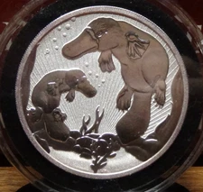 2021 Platypus Australia $2 Queen Elizabeth II 2oz 9999 FINE Silver coin 