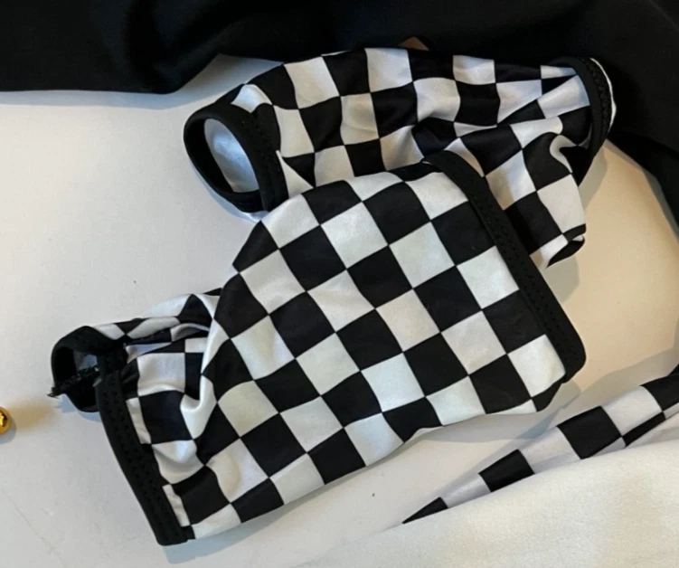 Sexy Forplay Start Your Engines Race Car Driver White Romper Costume Halloween - Image 3 of 4