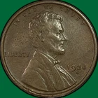 1920-S Lincoln Wheat Cent Choice Almost Uncirculated AU+ Coin, Rim Scratch 41921