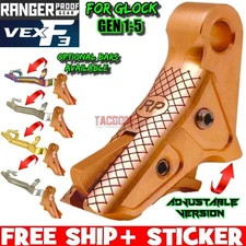 RANGER PROOF w/ Johnny GL0CK VEX F3 ADJUSTABLE TRIGGER COPPER 17 19 43X GEN 1-5