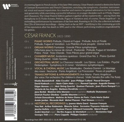 VARIOUS ARTISTS CÉSAR FRANCK EDITION [WARNER CLASSICS] NEW CD