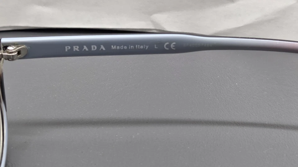 Gafas Prada 0PR 03VV KHR 101 54/17 - negras/azules Foto 4 de 4