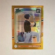 Panini Donruss Optic Rated Prospect Prizm Mac Horvath #119/10 Orioles 2024