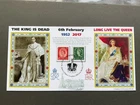 GB 2017 65TH ANNIVERSARY OF THE ACCESSION BRADBURY BFDC FDC LTD ED 23/100.