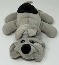 Cuddle Wit Happy Puppy Bull Dog Shar Pei Wrinkly Plush Stuffed Animal Toy READ
