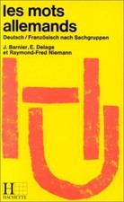 Les mots allemands | Barnier J. Delage E. Raymond-Fred Nieman | Bon état