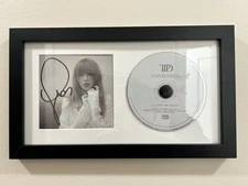 Taylor Swift SIGNED CD The Tortured Poets Department (TTPD) - Framed