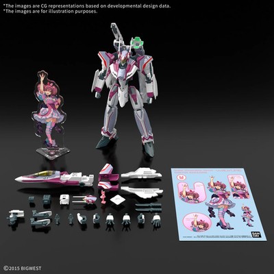 VF-31C Siegfried Mirage Farina Jenius Deluxe Set Macross Delta