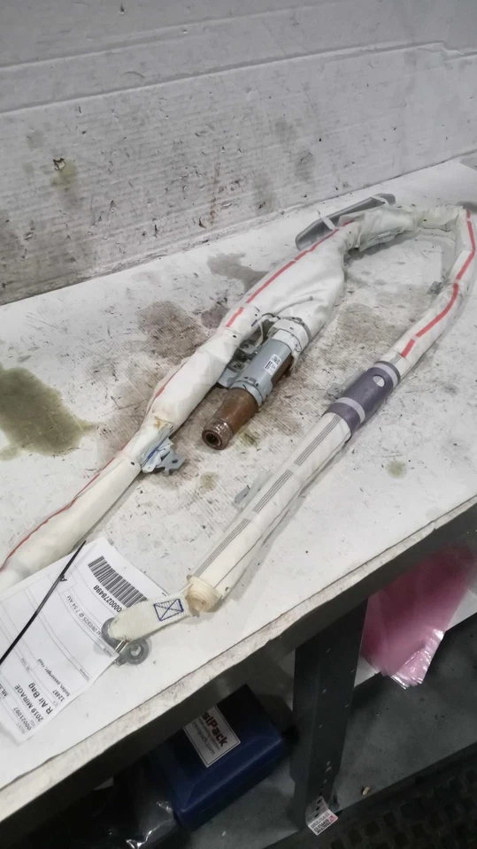 Used Right Curtain Air Bag fits: 2019 Mitsubishi Mirage Sedan passenger roof Rig - Image 2 of 4