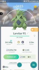 Tyranitar ( Larvitar Evolution ) Pokemon Tr@de Go
