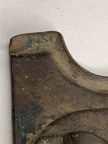 US Militär 1881 Anson Mills Messing Gürtelschnalle Plattenstück wie besehen - Bild 14 von 15