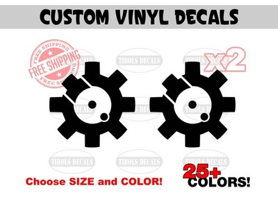 AR15 Bolt Decals AR 15 Bolt Face Stickers (1 set) Rifle Gun BCG 223 5.56 M16