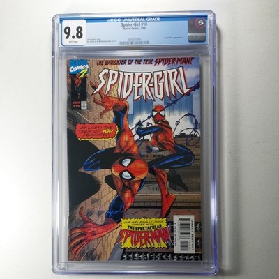 Spider-Girl #10 CGC 9.8 1st Spider-Man Team-Up! Rumored for Brand New Day! 1999