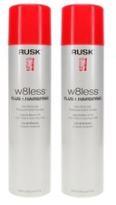 2 Pack Rusk W8less Plus Extra Strong Hold Hair Spray Shaping  Control 10 oz Ea