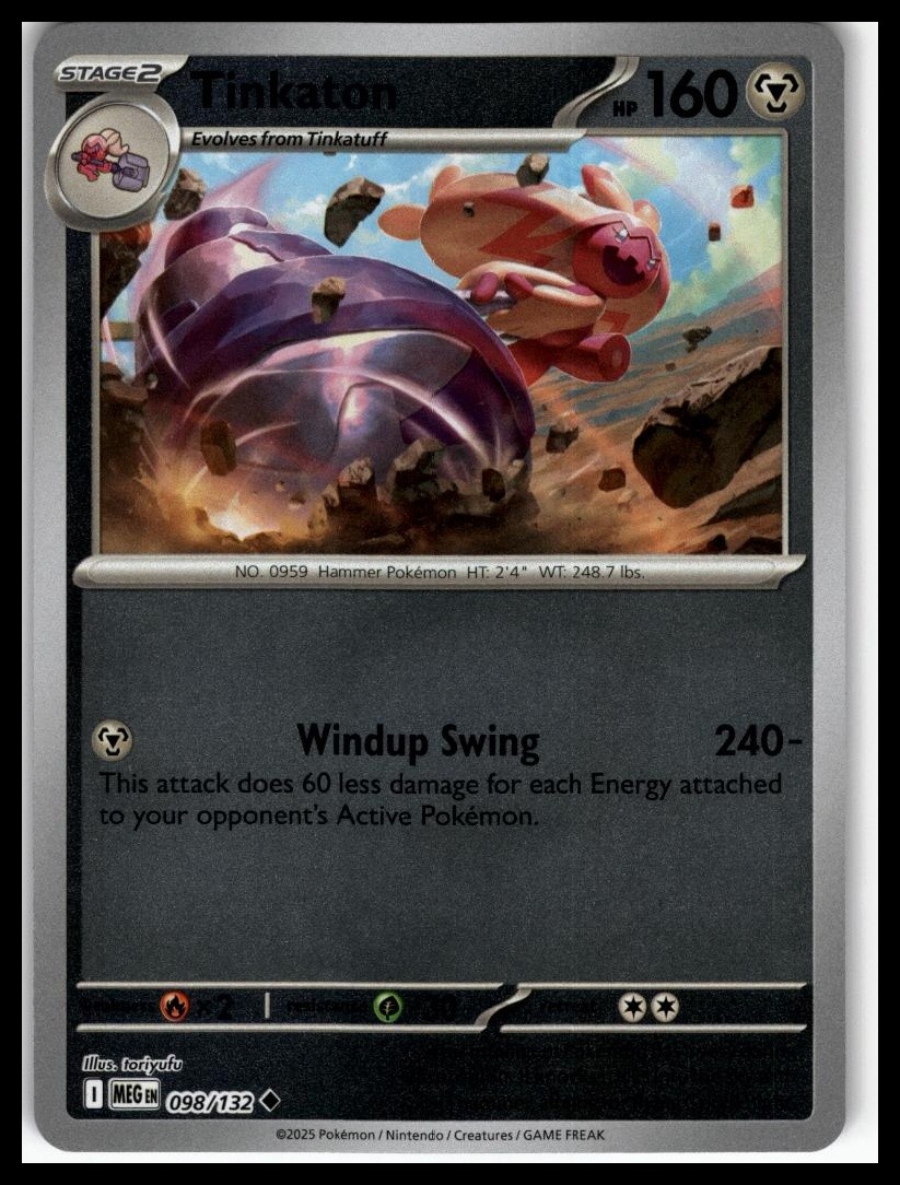 ME01: Mega Evolution #098/132 Tinkaton