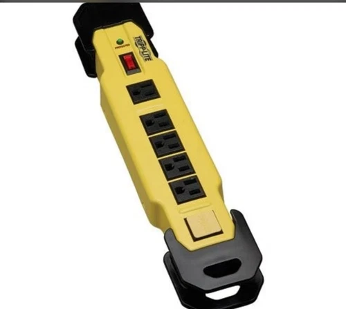 Tripp Lite 6 Outlet Industrial Safety Surge Protector Power Strip, 9ft Cord,
