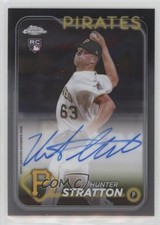 2024 Topps Chrome Rookie Auto Hunter Stratton #RA-HS Auto 15ok