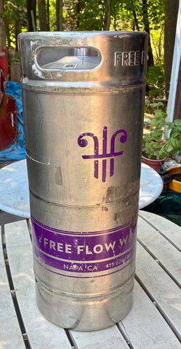 1/6 BARREL STAINLESS STEEL BEER KEG -5.16 GALLON MOONSHINE STILL-SANKEY