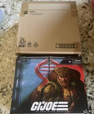 New Serpentor Air Chariot GI Joe Classified SDCC Exclusive Pulse Con with mailer