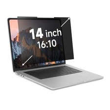 Nano-Suction Laptop Privacy Screen 14 Inch 16:10, Removable 14 inch 16:10
