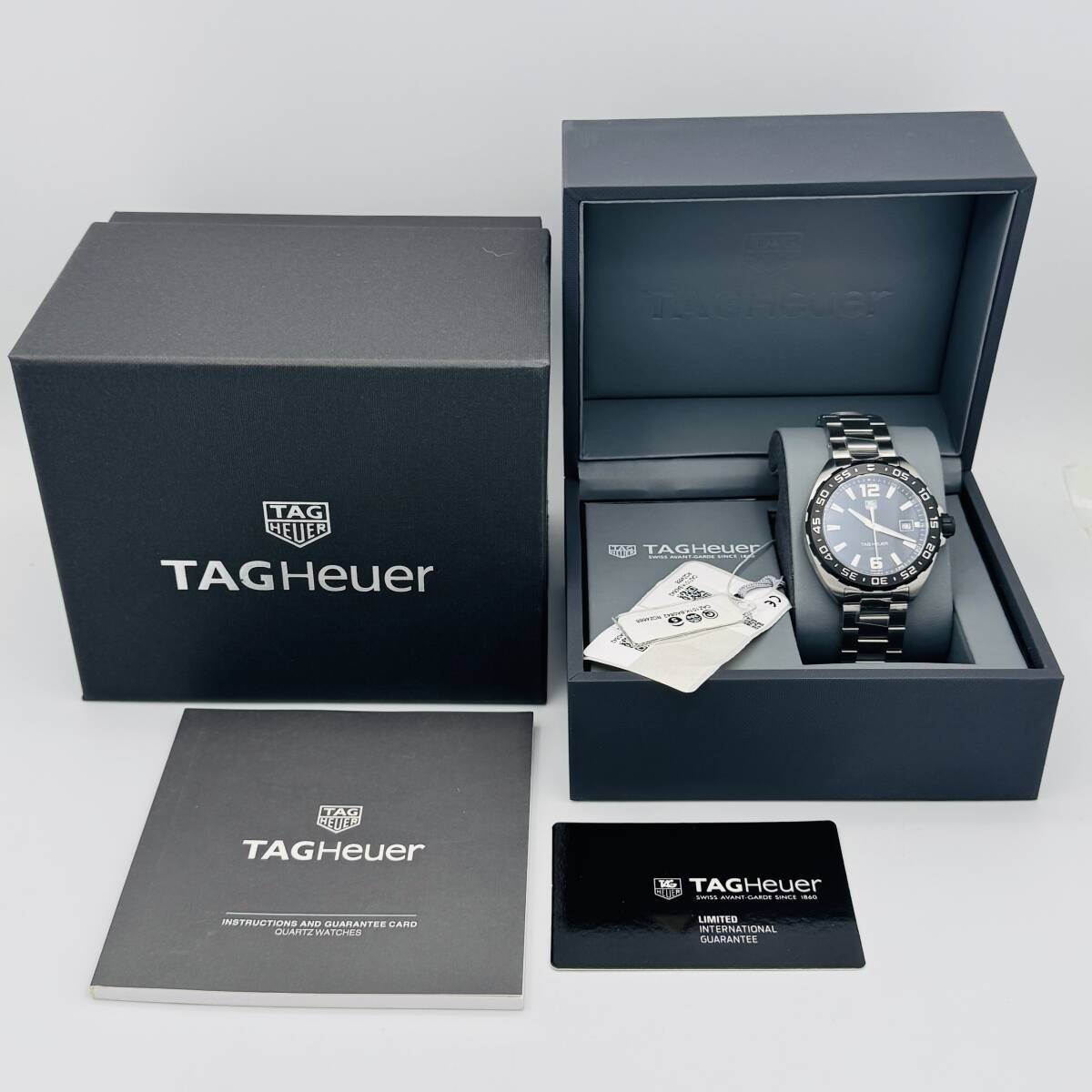 New Tag Heuer Formula 1 Quartz Black Dial Stainless Men's Watch